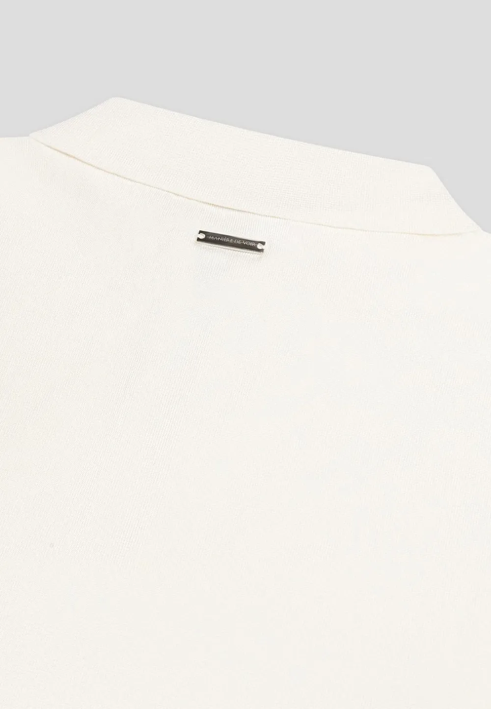 Luxe Polo Top With Zip