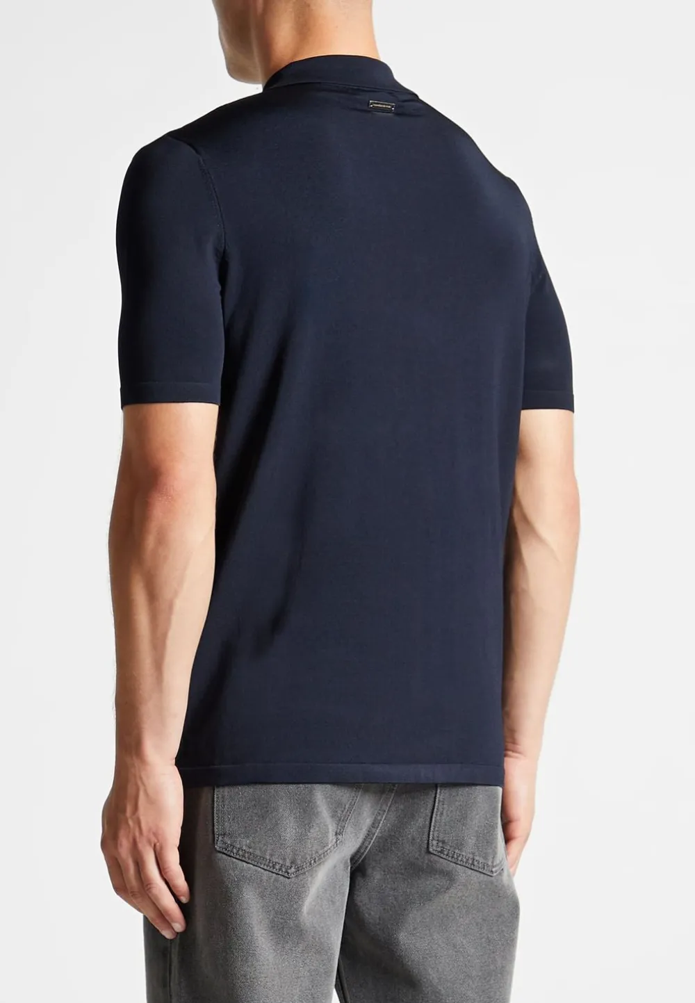 Luxe Polo Top With Zip