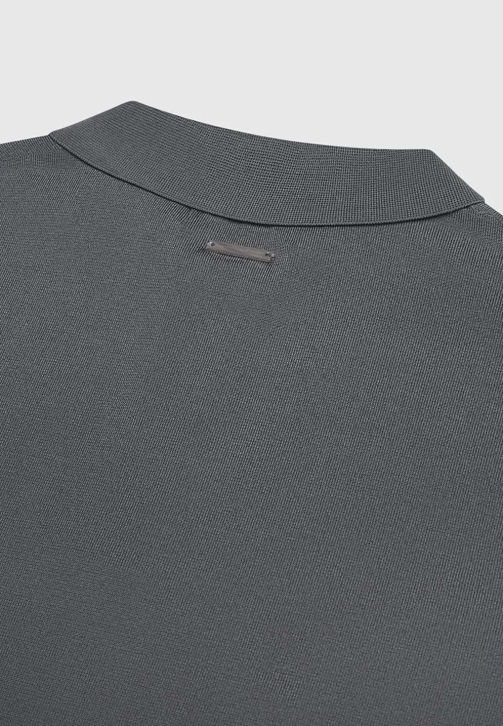 Luxe Polo Top With Zip