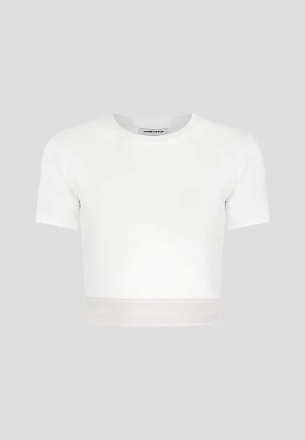 Mdv Banded Crop T Shirt