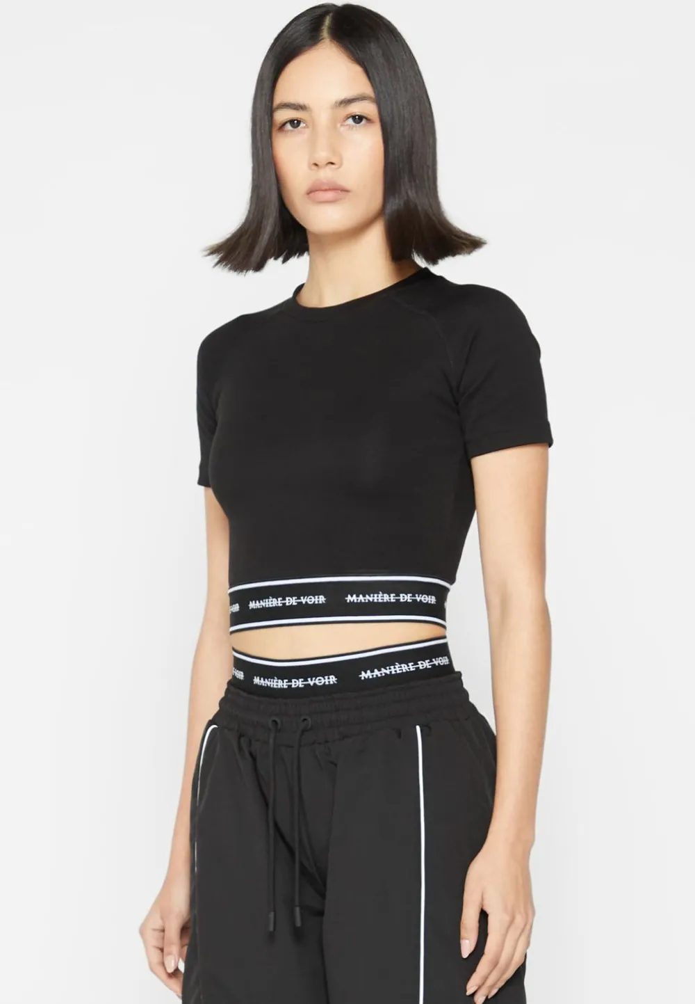 Mdv Banded Crop T Shirt