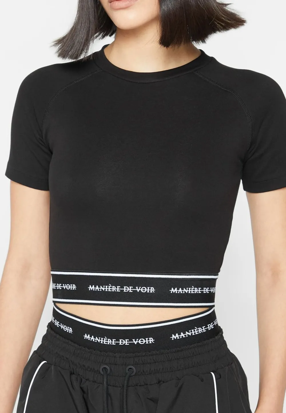 Mdv Banded Crop T Shirt
