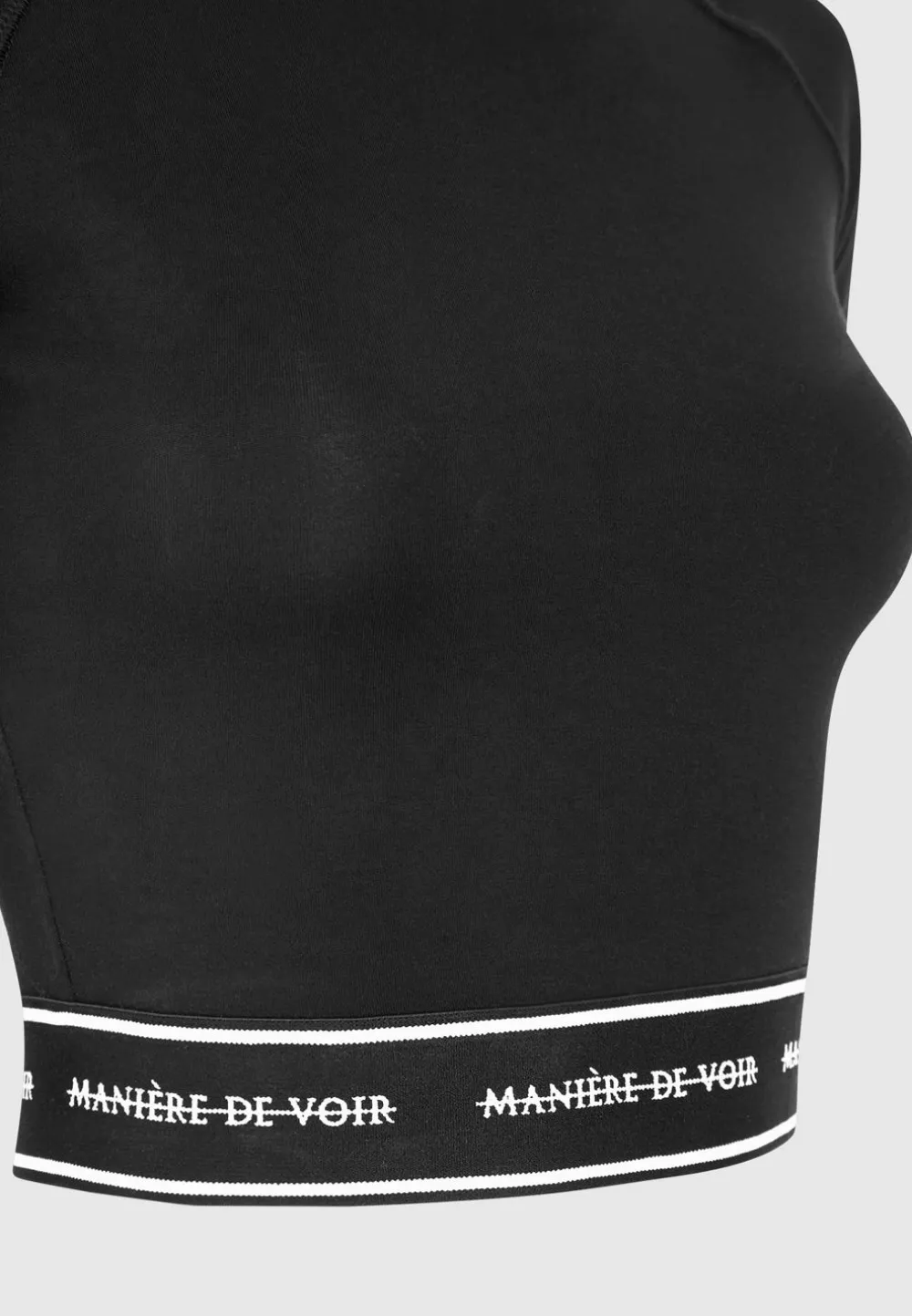 Mdv Banded Crop T Shirt