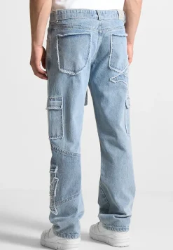 Mdv Rhinestone Eiffel Patch Jeans