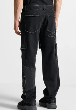 Mdv Rhinestone Eiffel Patch Jeans