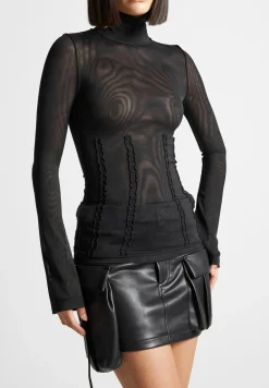 Mesh Double Layer Top