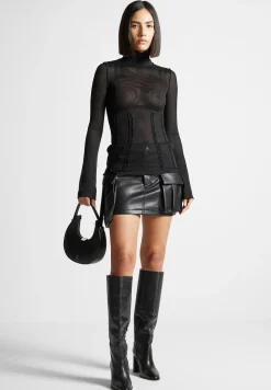 Mesh Double Layer Top