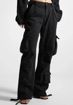 Mid Rise Cargo Pants