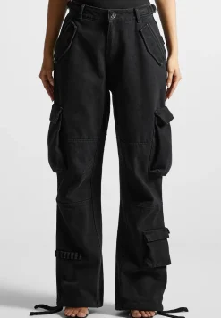 Mid Rise Cargo Pants