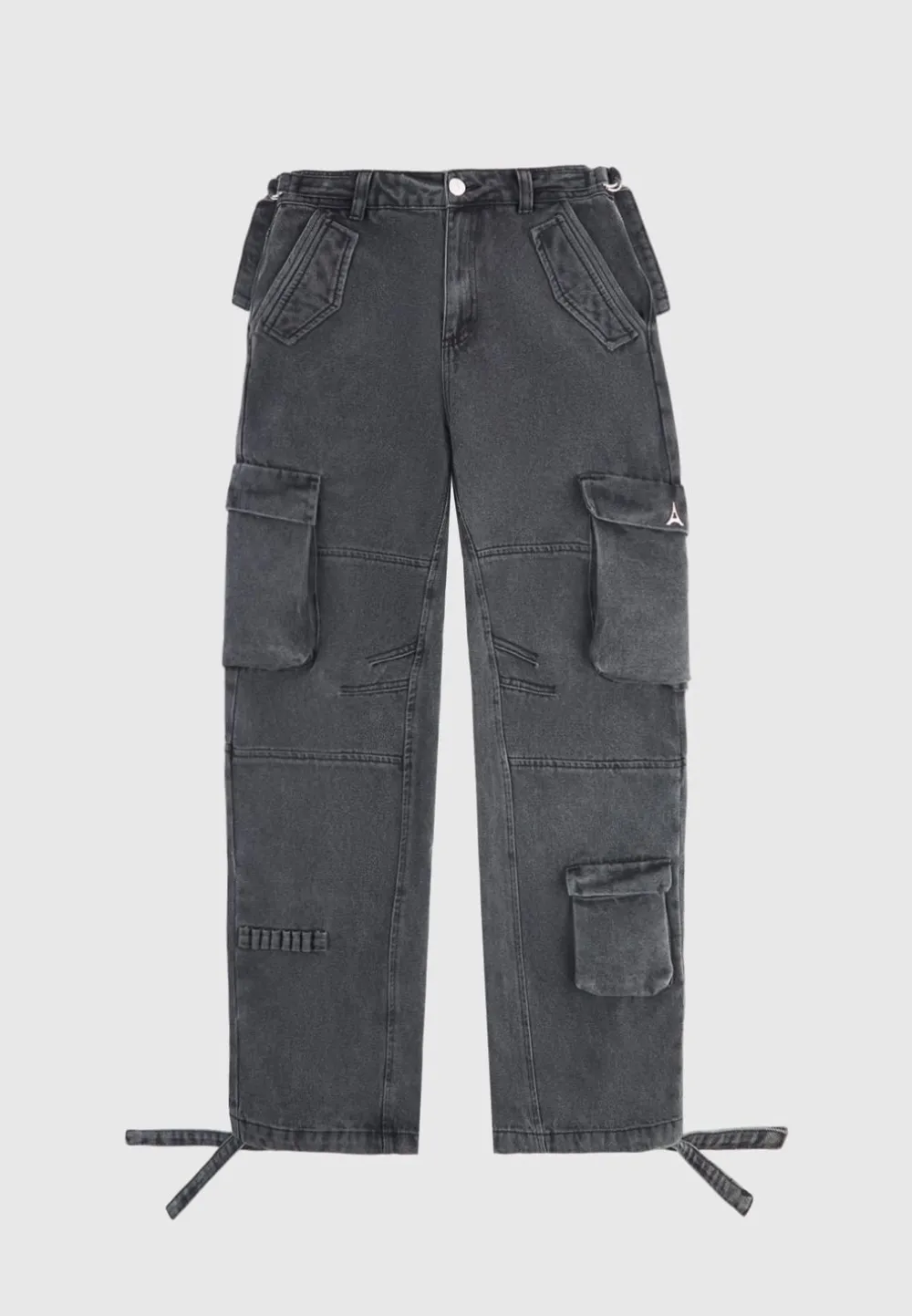 Mid Rise Cargo Pants