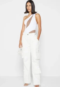 Mid Rise Cargo Pants