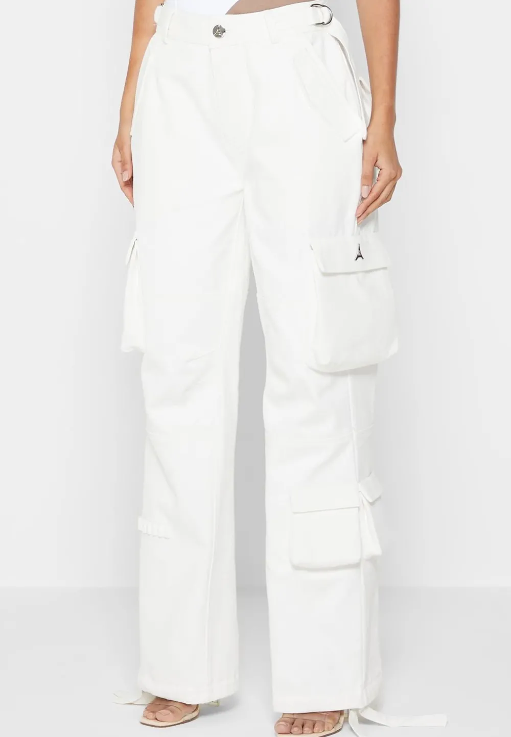 Mid Rise Cargo Pants