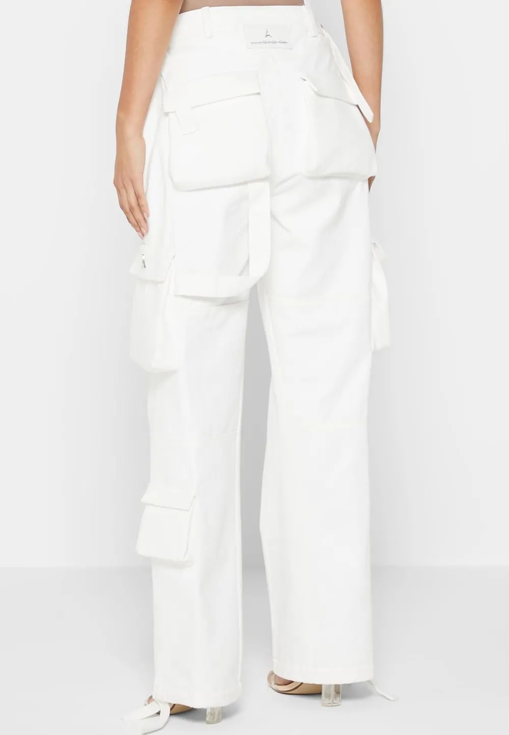 Mid Rise Cargo Pants