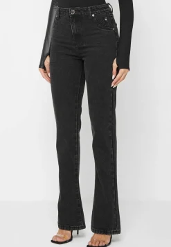 Mid Rise Flared Jeans