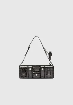 Multi Cargo Pocket Bag Chrome