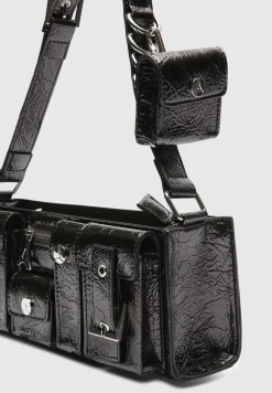 Multi Cargo Pocket Bag Chrome