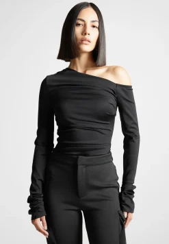 Neoprene Gathered Bodysuit