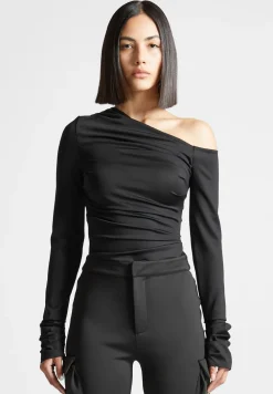 Neoprene Gathered Bodysuit