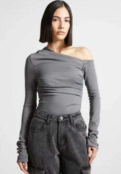 Neoprene Gathered Bodysuit