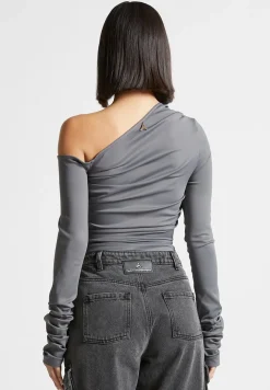 Neoprene Gathered Bodysuit