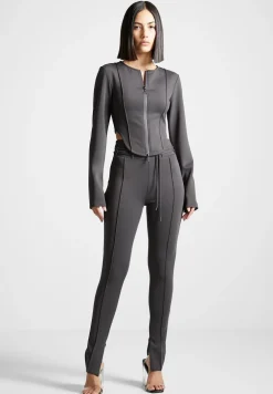 Neoprene Tie Detail Leggings