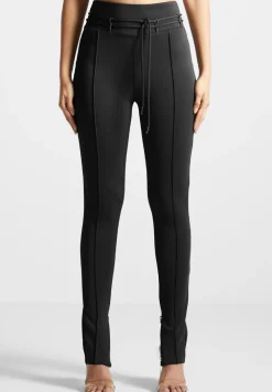 Neoprene Tie Detail Leggings