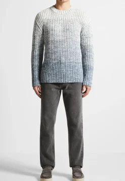 Ombre Chunky Knit Jumper - Off