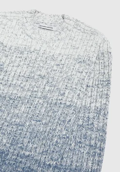 Ombre Chunky Knit Jumper - Off