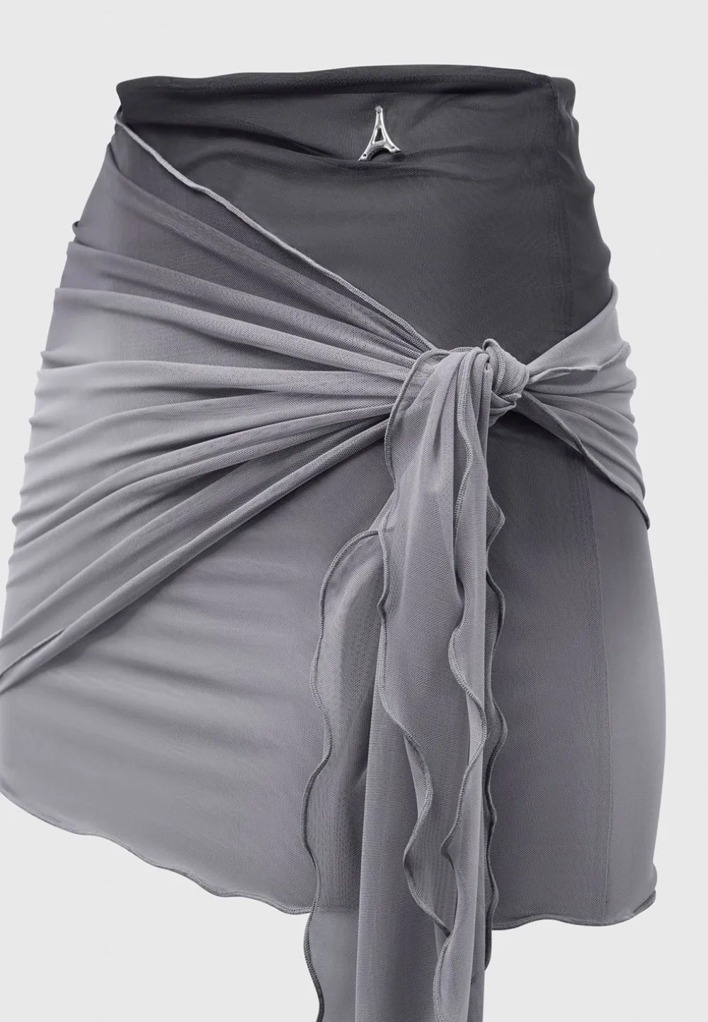 Ombre Mesh Mini Skirt