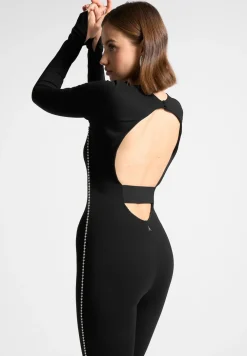 Open Back Embellished Jumpsuit