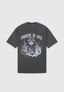 Oversized Rhinestone T-Shirt Dress