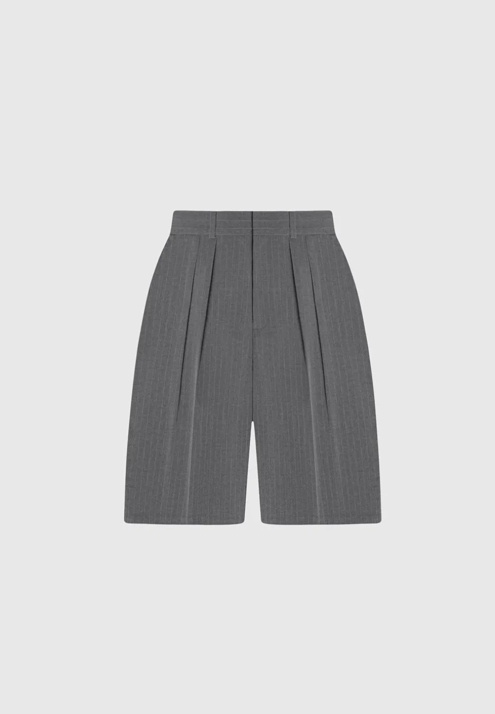 Pinstripe Tailored City Shorts