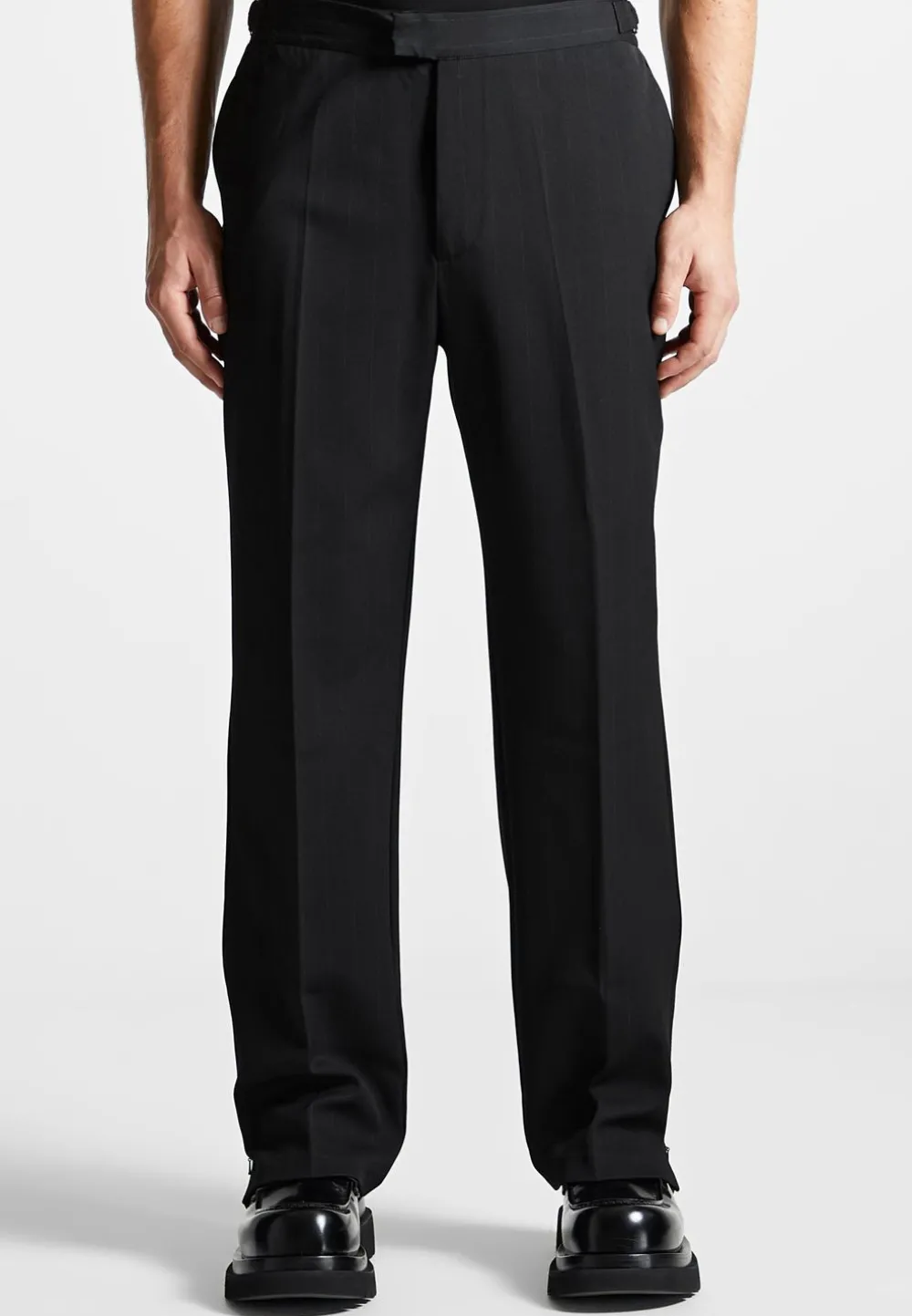 Pinstripe Tailored Trousers