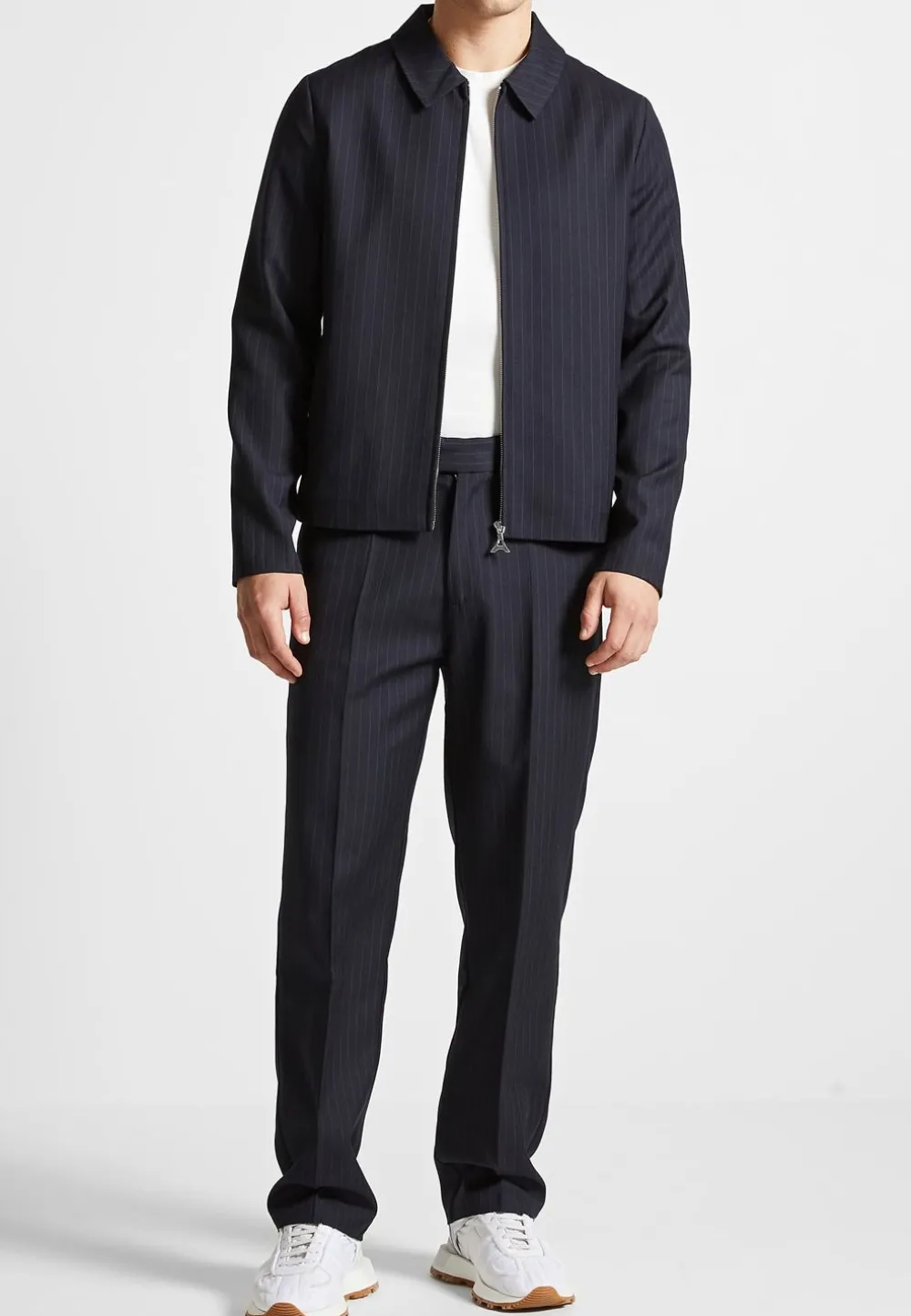 Pinstripe Tailored Trousers