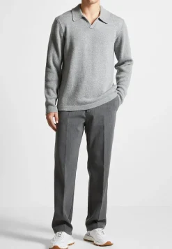 Pinstripe Tailored Trousers