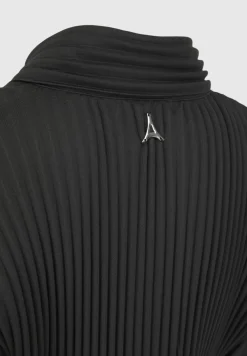 Pleated Cropped Shirt