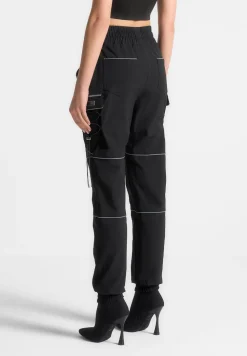 Reflective Piped Cargo Pants