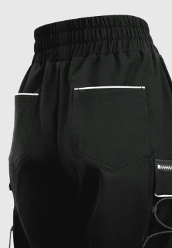 Reflective Piped Cargo Pants