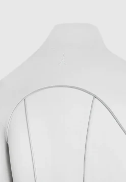 Reflective Piped Long Sleeve Corset Jacket