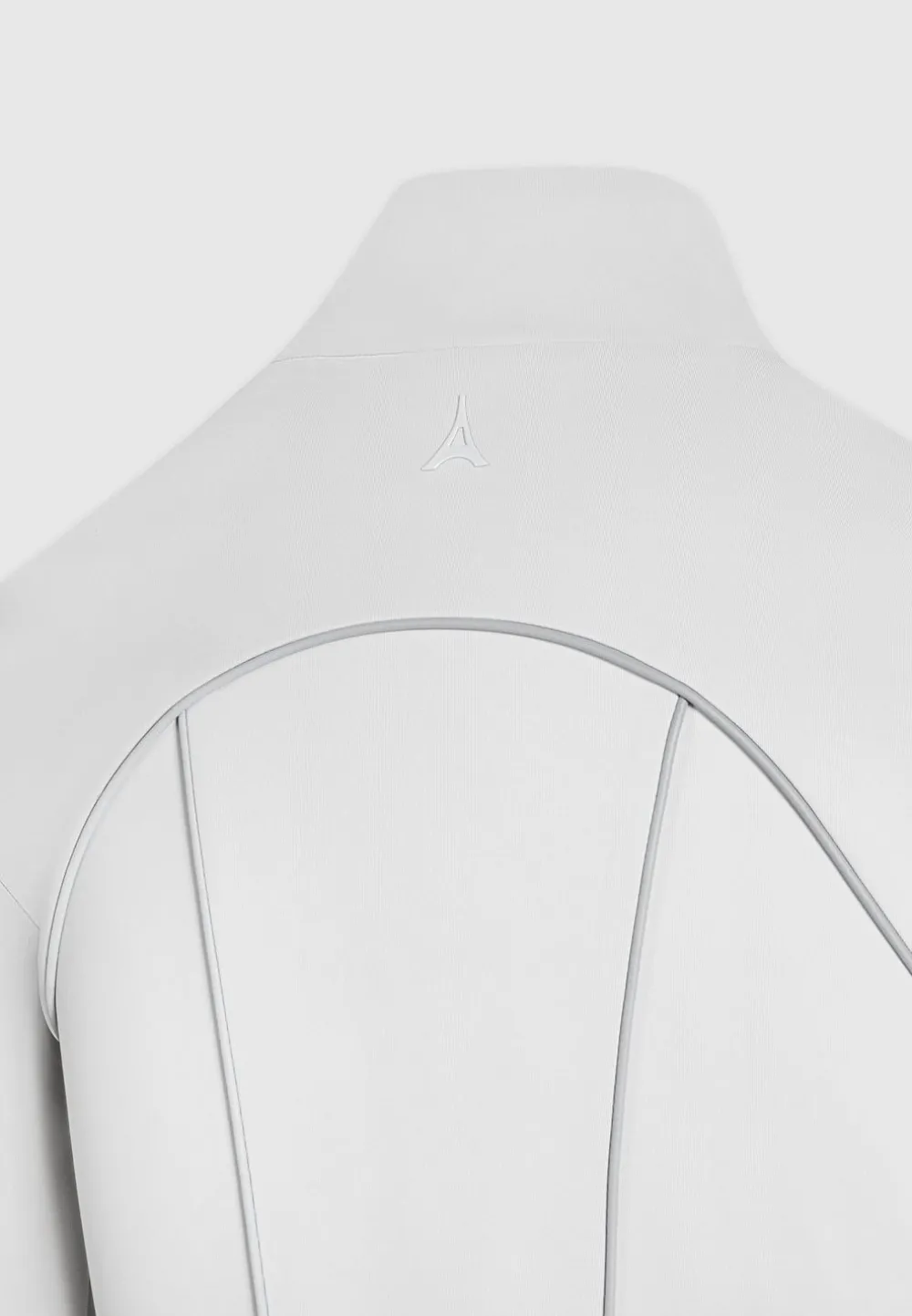 Reflective Piped Long Sleeve Corset Jacket