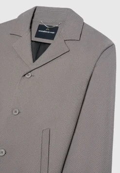 Revere Collar Twill Jacket