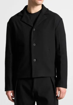 Revere Collar Twill Jacket