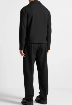 Revere Collar Twill Jacket