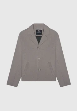 Revere Collar Twill Jacket
