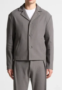 Revere Collar Twill Jacket