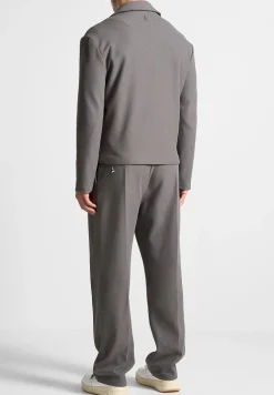 Revere Collar Twill Jacket