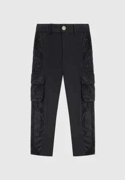 Rhinestone Contour Cargo Pants