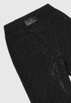 Rhinestone Eiffel Boyfriend Jeans