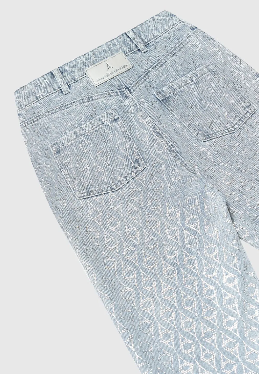 Rhinestone Eiffel Boyfriend Jeans
