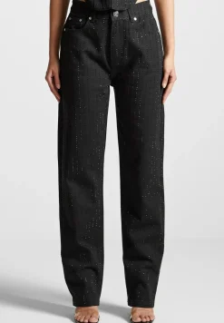 Rhinestone Mom Jeans